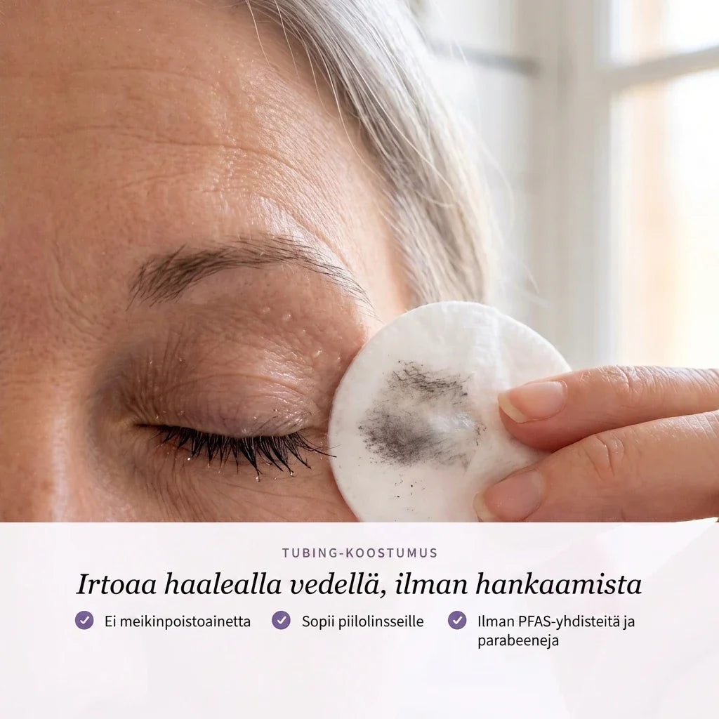 Irtoaa haalealla vedellä