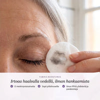 Irtoaa haalealla vedellä
